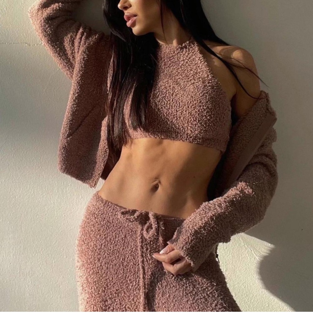 Skims Cozy Halter Neck Top